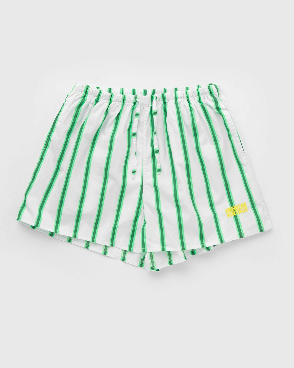American Vintage SHORT COURT RAYE Green Womens Casual Short