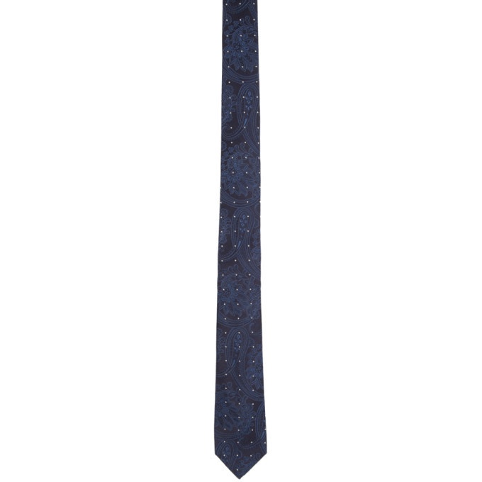 Photo: Etro Navy Paisley Tie