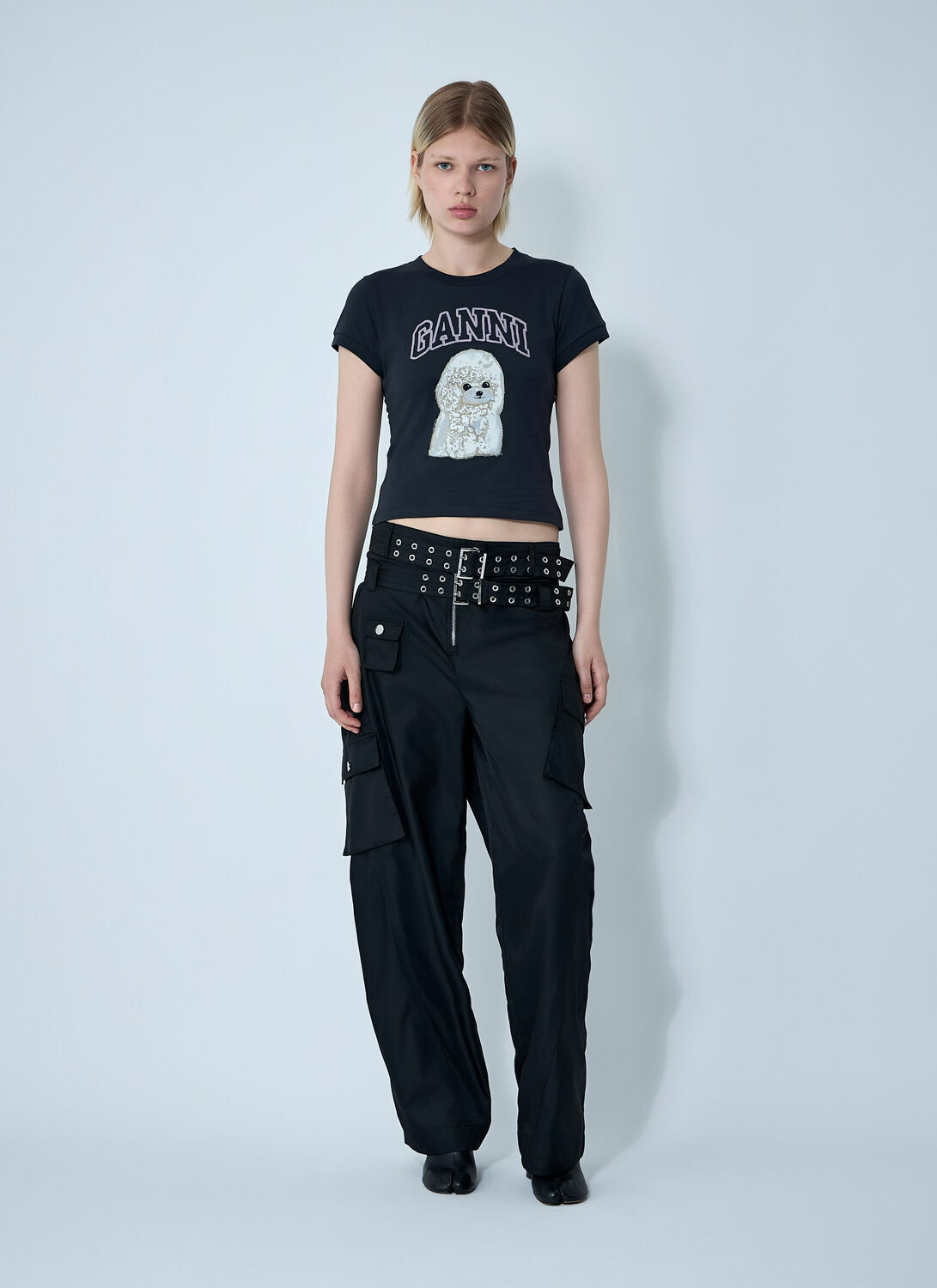 GANNI Duchesse Cargo Pants