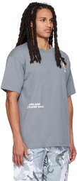 AAPE by A Bathing Ape Gray Graphic Patch T-Shirt