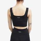 Adanola Women's Ultimate Square Neck Bra Top in Black