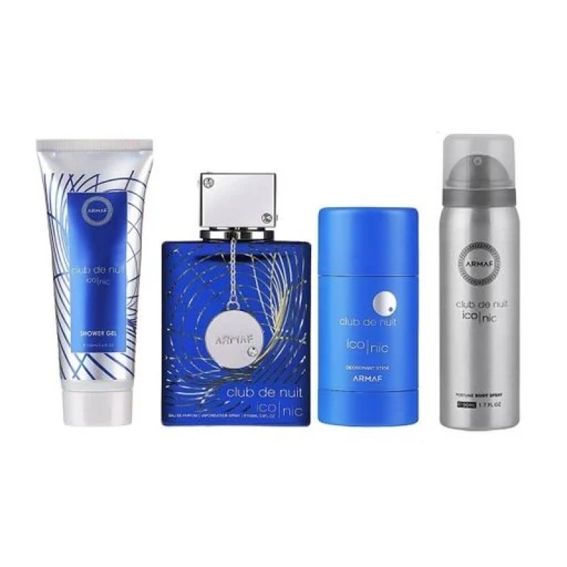 Armaf Mens Club De Nuit Blue Iconic Gift Set Fragrances 6294015175387