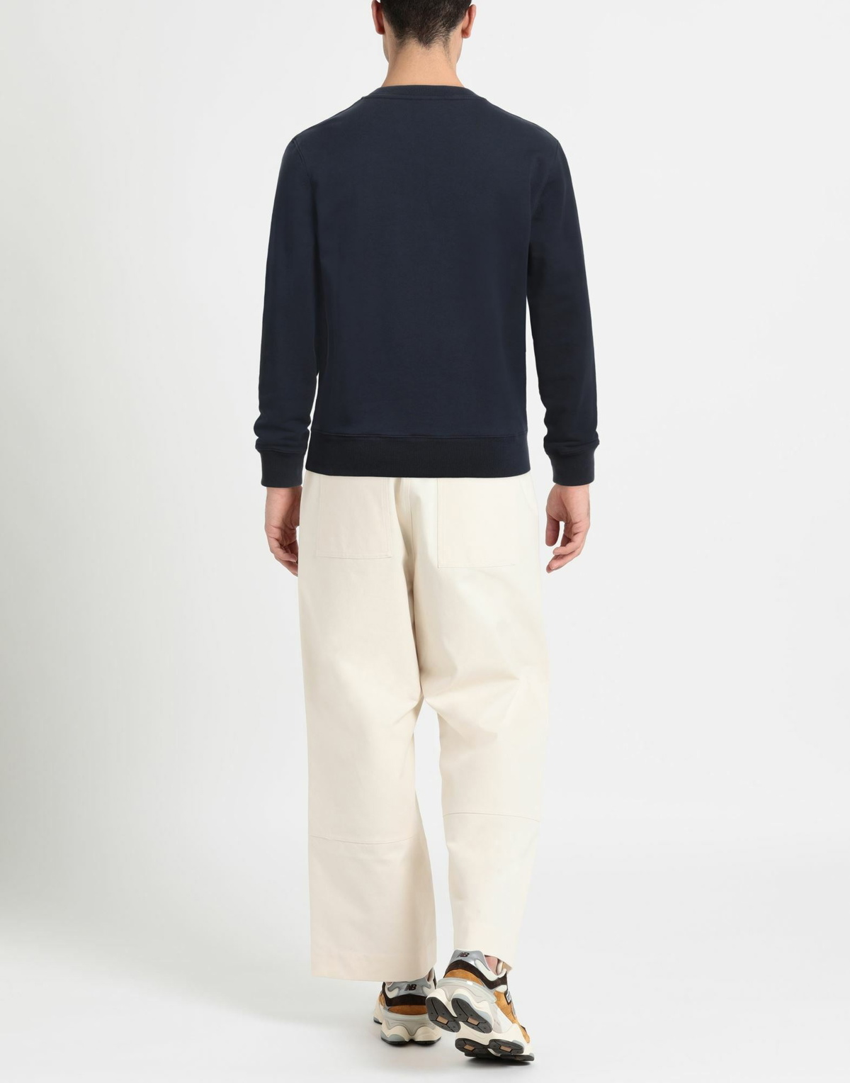 Maison Kitsuné Mens Sweatshirt Midnight in Blue