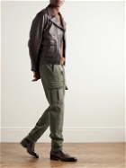 Thom Sweeney - Tapered Twill Cargo Trousers - Green