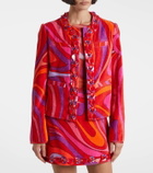 Pucci Marmo embellished cotton terry jacket