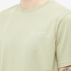 Foret Men's Gravel T-Shirt in Sage/White