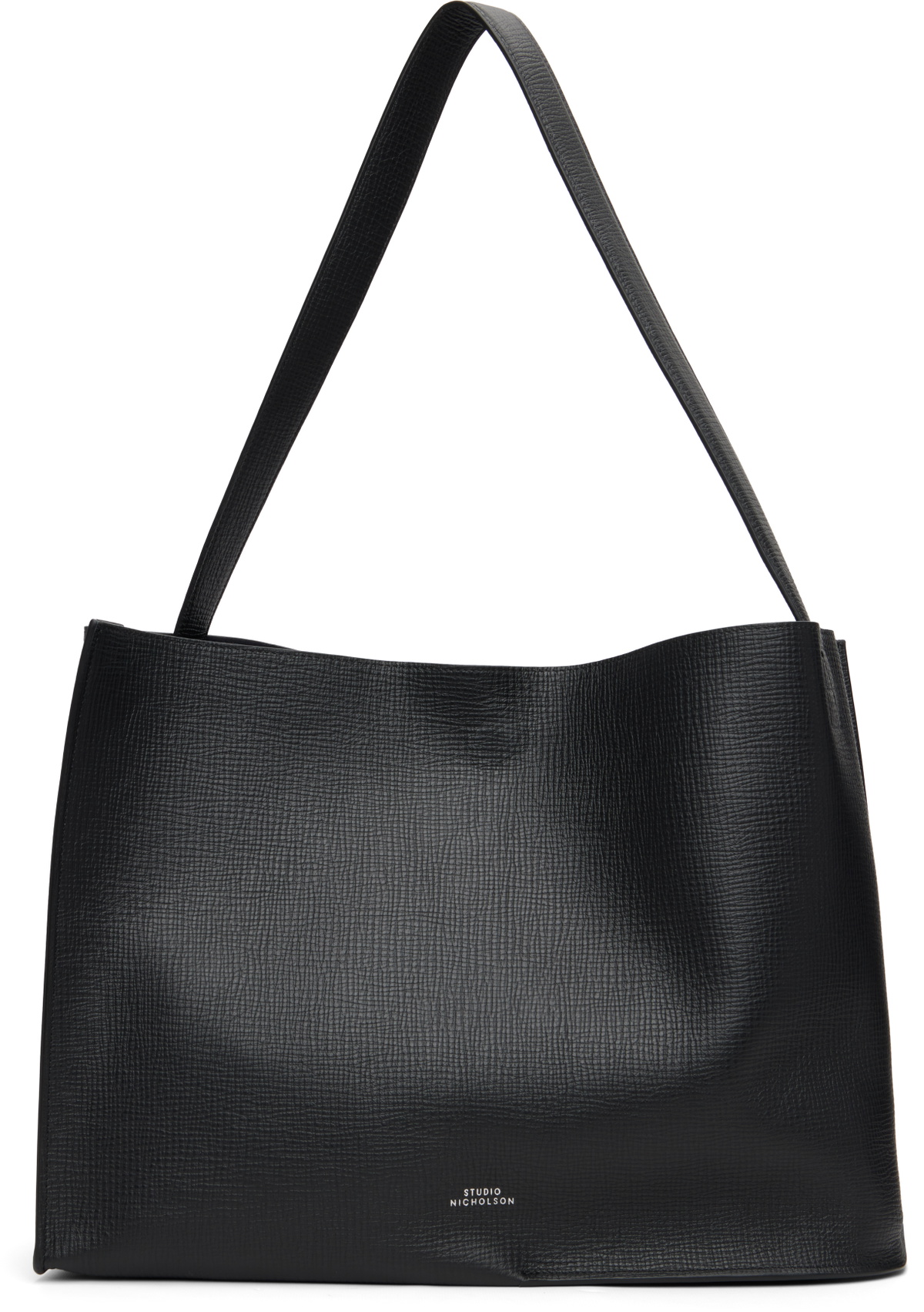 Studio Nicholson Black Doublet Leather Tote