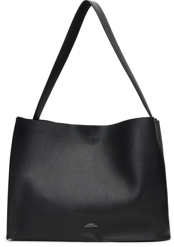 Photo: Studio Nicholson Black Doublet Leather Tote