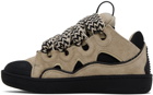 Lanvin Beige Curb Sneakers