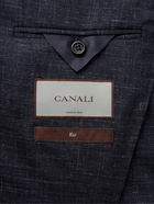 Canali - Kei Slim-Fit Wool-Blend Tweed Blazer - Blue