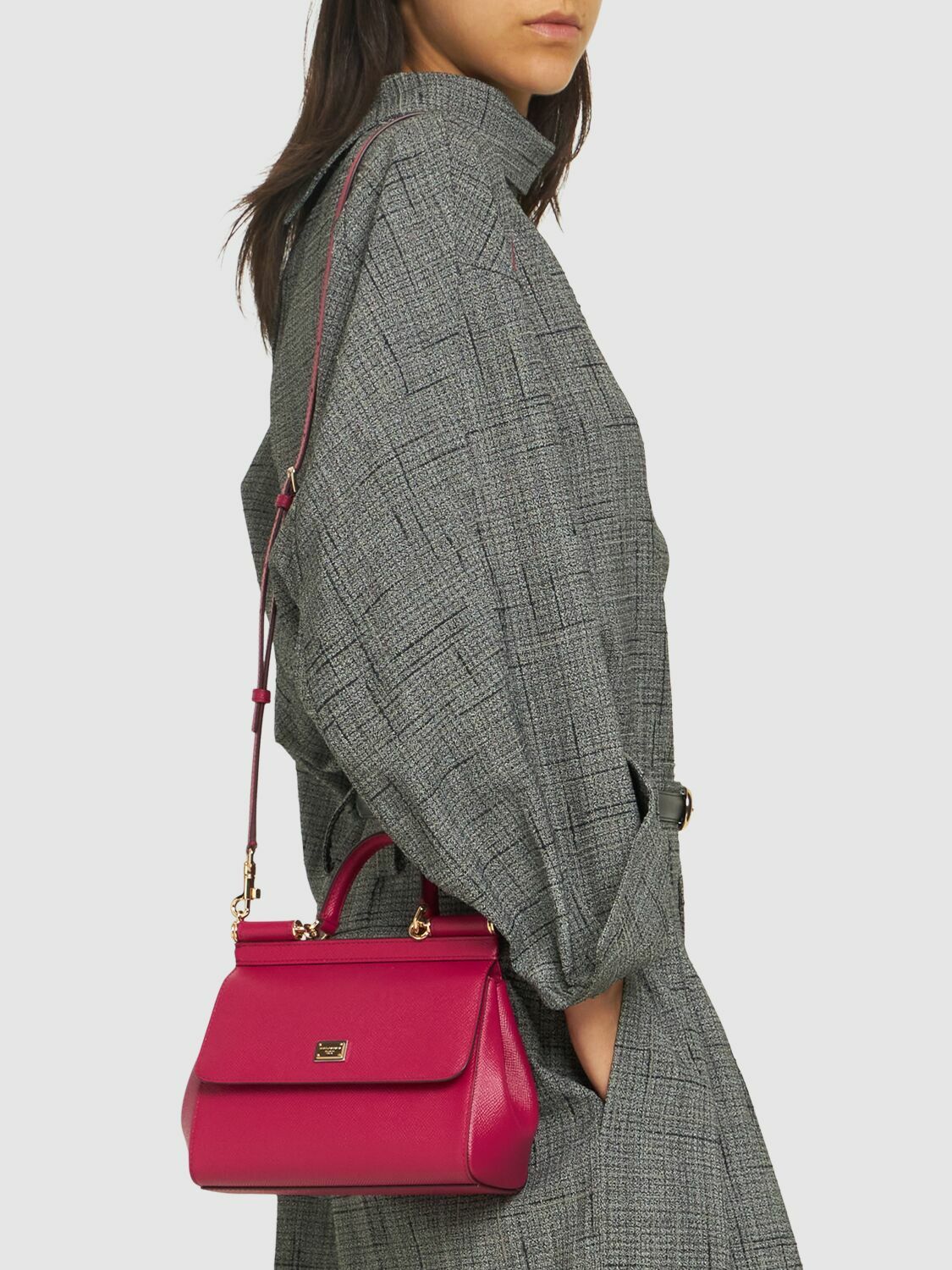 DOLCE & GABBANA - Small Sicily Leather Top Handle Bag Dolce & Gabbana