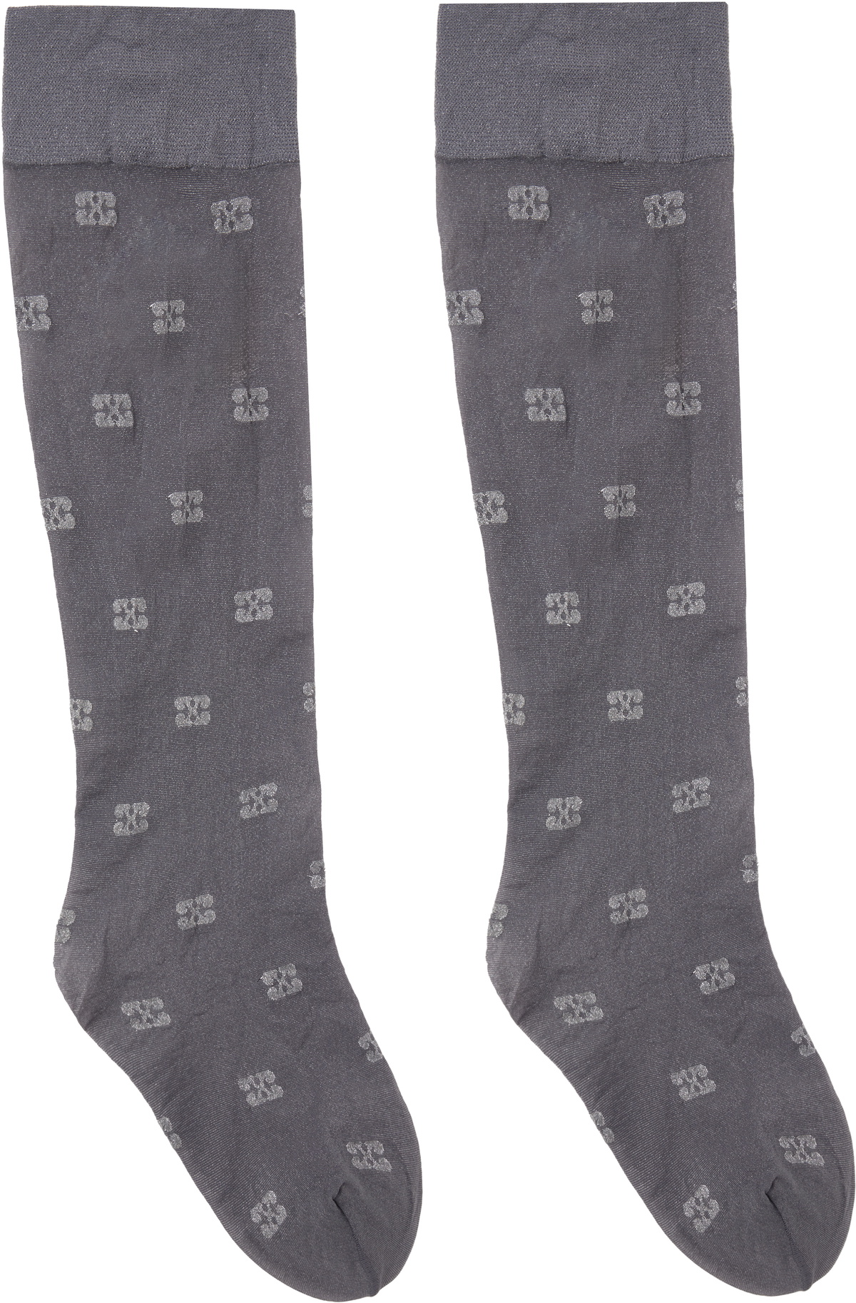 【関税込み】GANNI グレー Glitter Butterfly レース ソックス BUTTERFLY LACE SOCKS GLITTER -2.COLOR- | IN ONLINE STORE