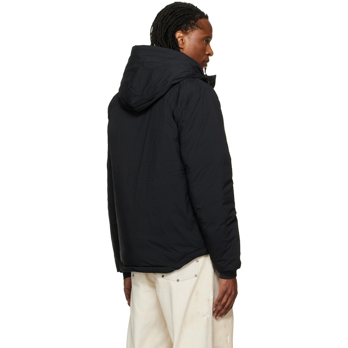 Canada Goose Black Lodge Hoodie Down Jacket