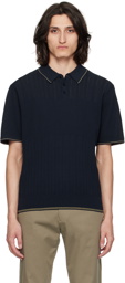 Paul Smith Navy Striped Polo