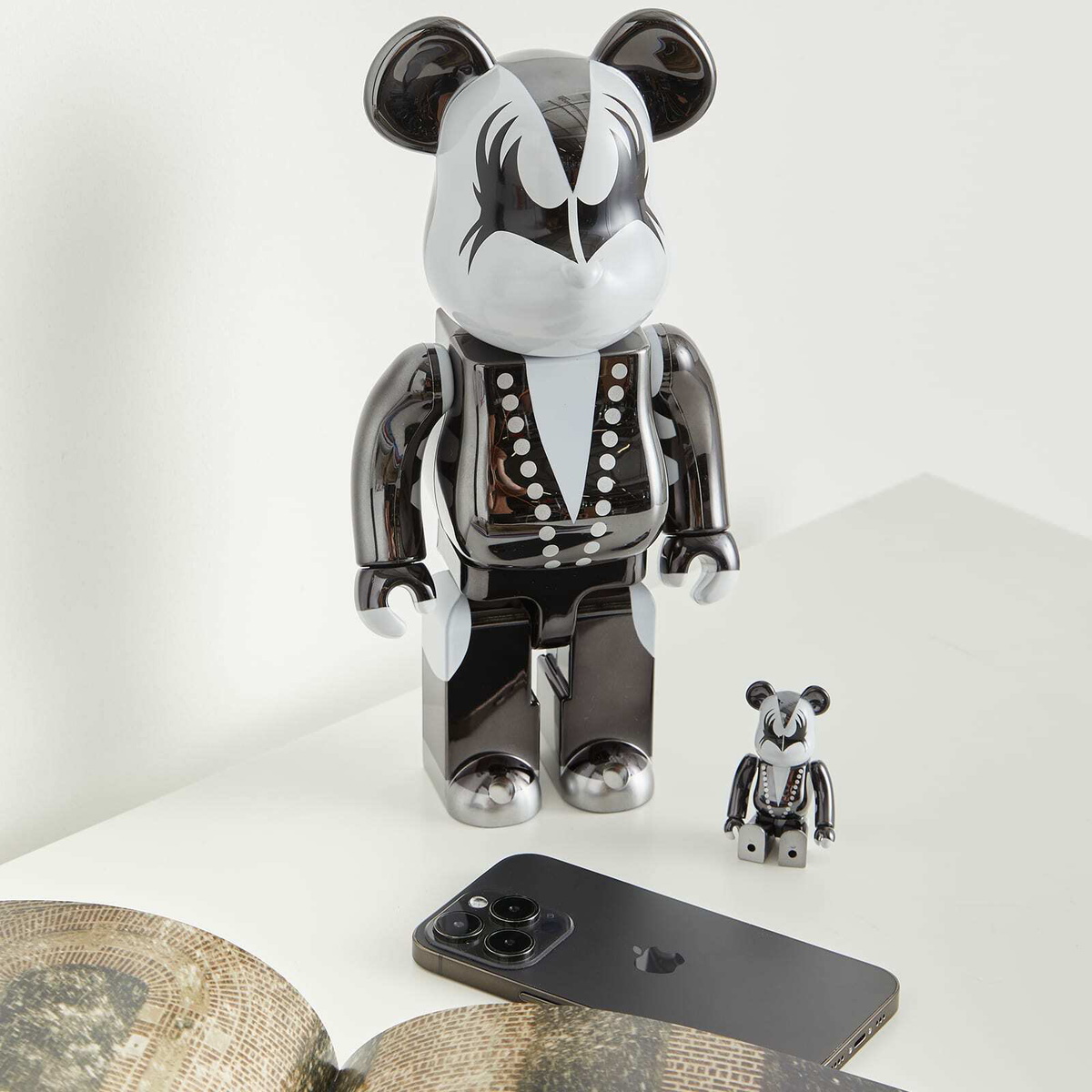 Medicom Kiss Demon Chrome Version Be@rbrick Medicom