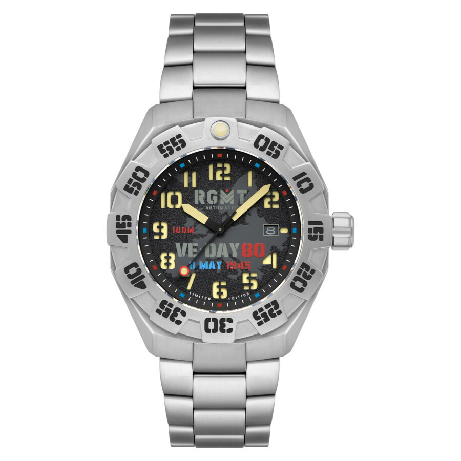 RGMT Field Master Automatic Black Dial Mens Watch RG-8032-DD