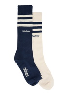 Adidas X Wales Bonner Striped Cotton-blend Socks Gift set Cream