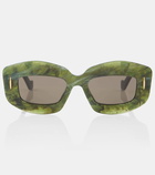 Loewe Screen Anagram rectangular sunglasses