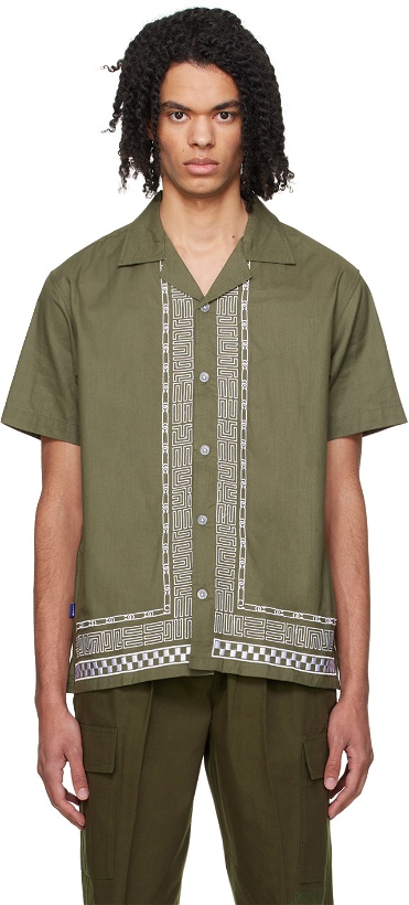 Photo: DEVÁ STATES Khaki Embroidered Shirt