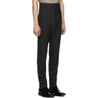 Palomo Spain Grey Wool High Waist Trousers