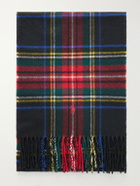 Polo Ralph Lauren - Fringed Logo-Embroidered Recycled Cashmere-Blend Scarf
