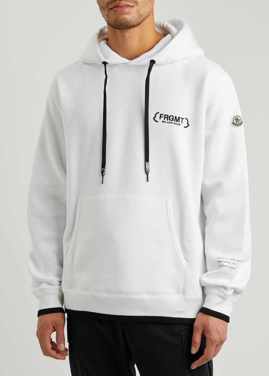 Moncler 7 Moncler Frgmt Hooded Cotton Sweatshirt, White, Sweatshirt