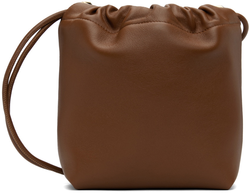 Valentino Garavani mini VLogo Pouf bucket bag - Brown