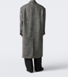 Ami Paris Herringbone double-breasted wool coat