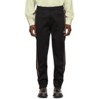 Joseph Black and Tan Jersey Track Pants