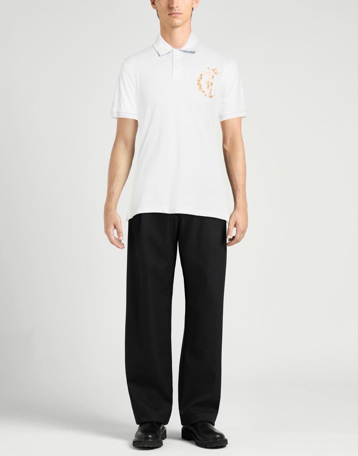 Just Cavalli Mens Polo shirt in White