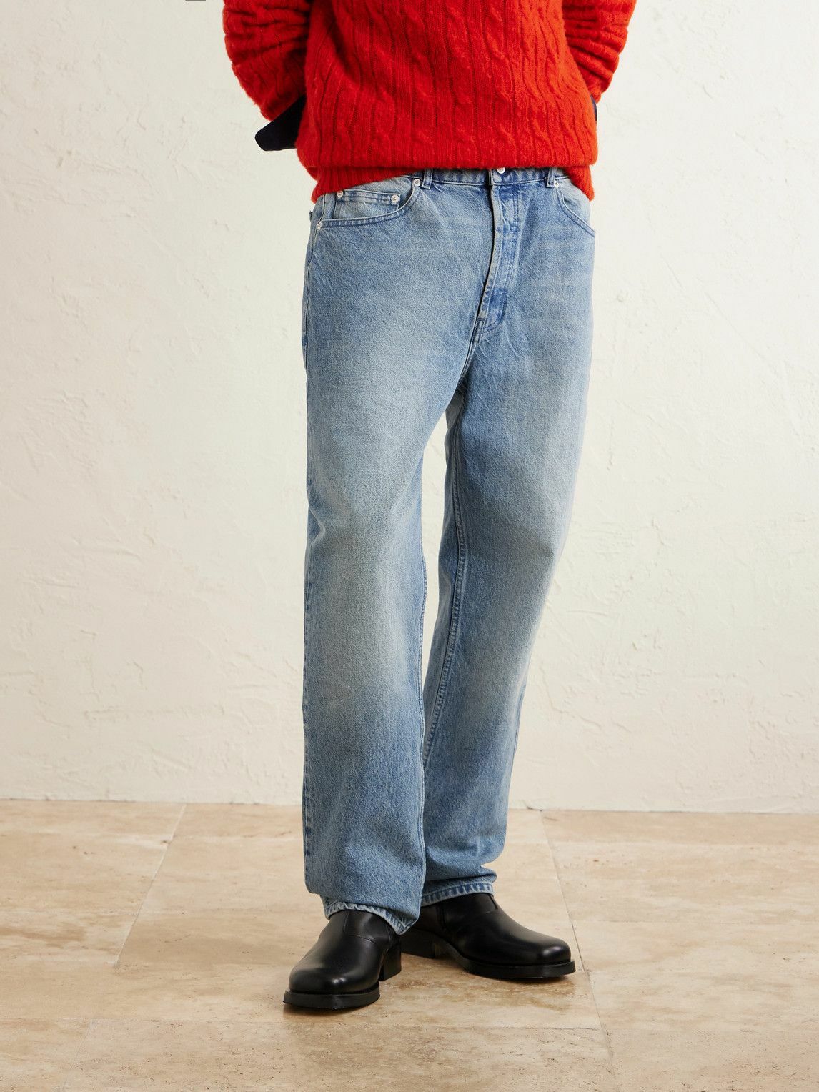 Officine Générale - Straight-Leg Organic Jeans - Blue