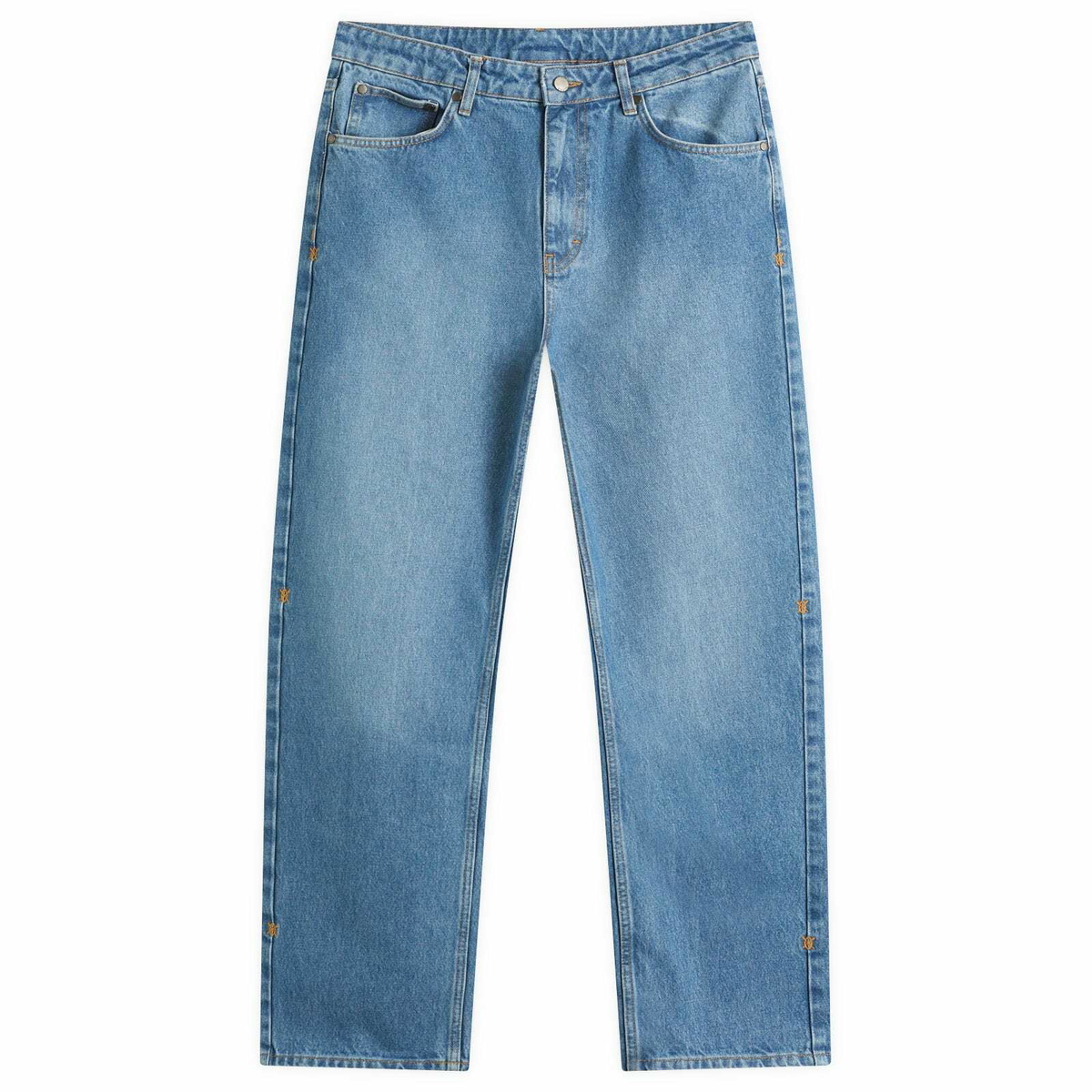 Daily Paper Men's Asolo Amba Jeans in Light Blue