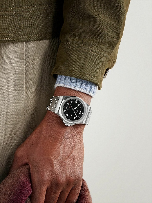 Photo: Bremont - Supernova Automatic 40mm Stainless Steel Watch, Ref. No. SUPERNOVA-PI-N-B