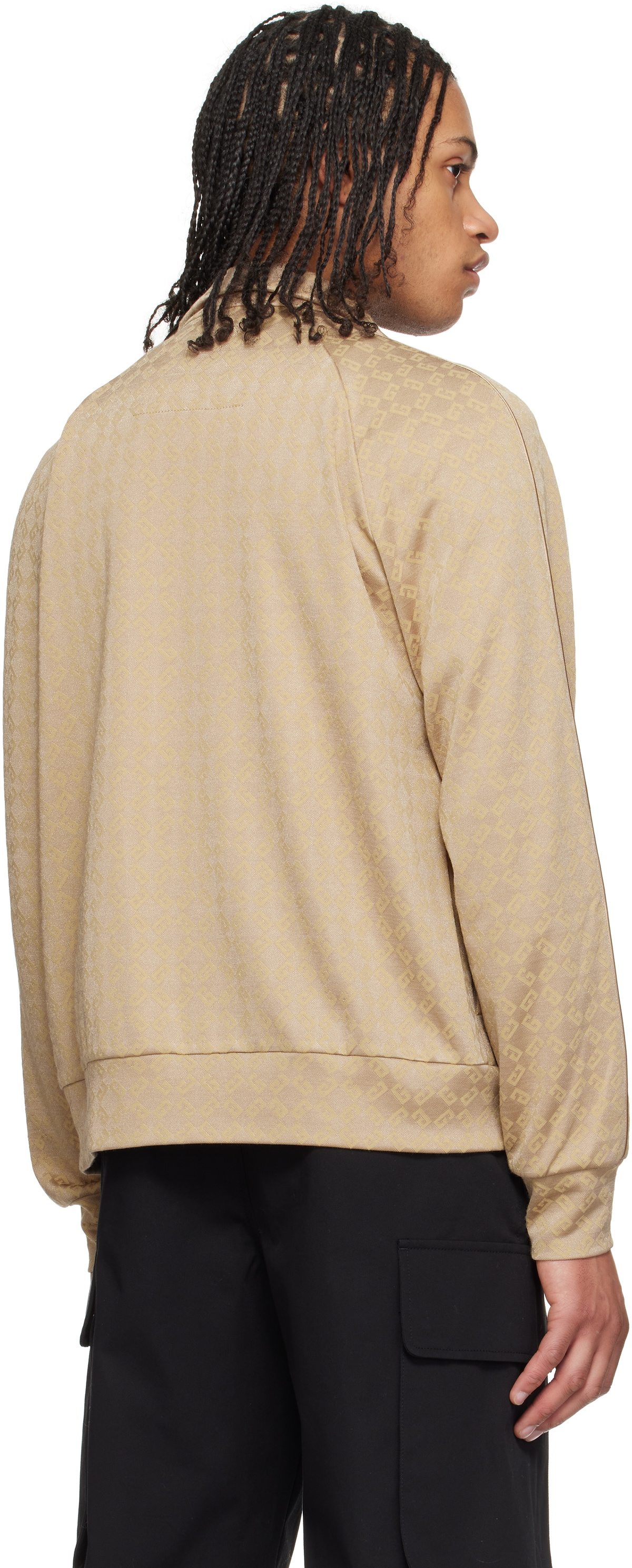 Givenchy Beige Vintage Zipped Track Jacket Givenchy