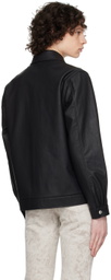 Séfr Black Dante Faux-Leather Jacket