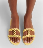 Aquazzura Infinity Chain Jelly slides