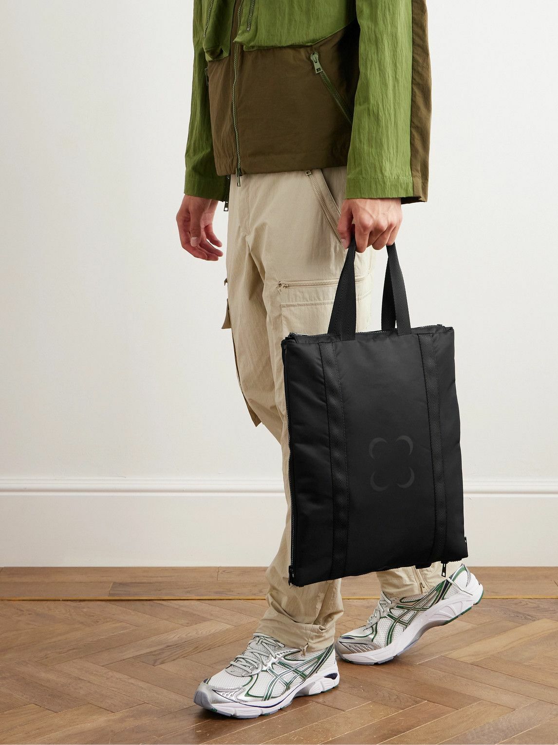 SAIF UD DEEN - Convertible Webbing-Trimmed Shell Tote Bag