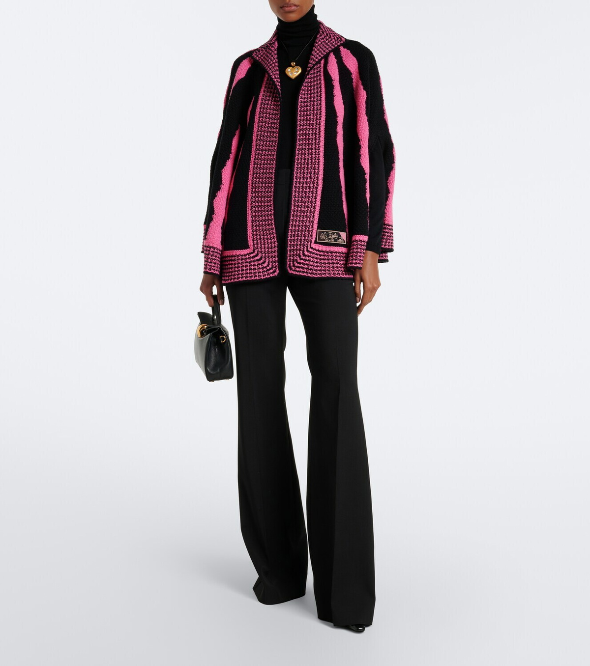 Pucci Fiamme wool cape