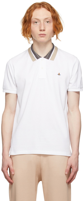 Photo: Vivienne Westwood White Classic Stripe Polo