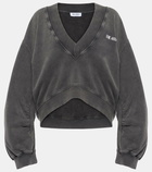 The Attico Logo cotton-blend sweater