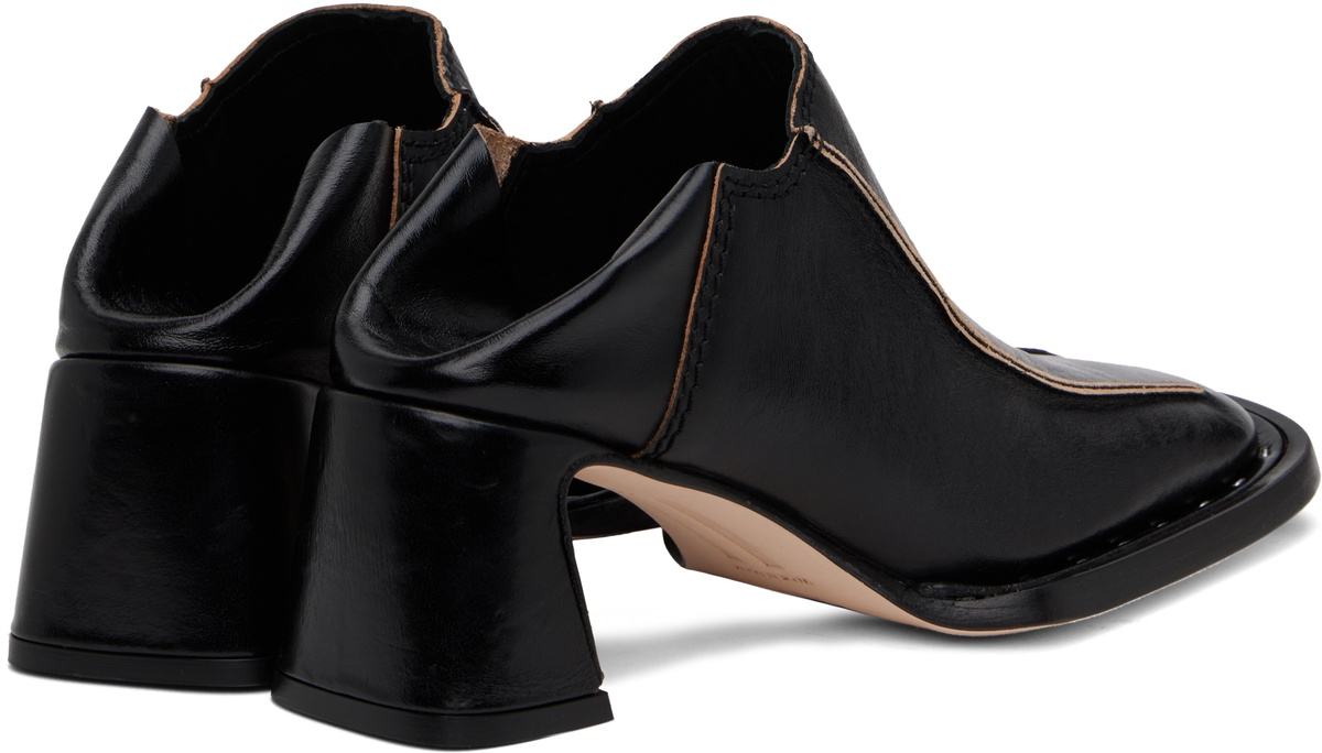 Miista Black Autumn Mule Heels