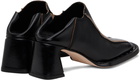 Miista Black Autumn Mule Heels