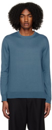 ZEGNA Blue Fitted Sweater
