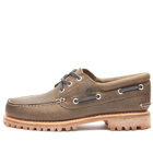 Timberland Men's 3-Eye Classic Lug Shoe in Olive Full Grain