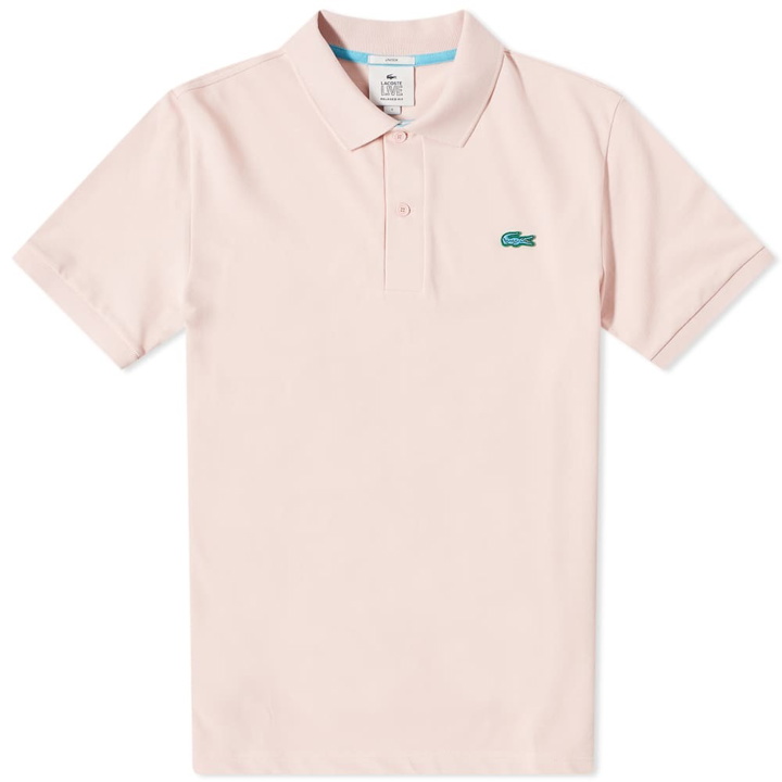 Photo: Lacoste Men's Twisted Essentials Polo Shirt in Nidus/Blue