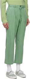 Brain Dead Green Connections Trousers