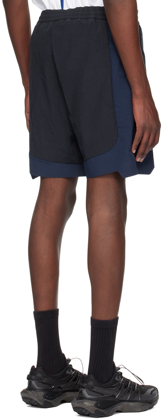 _J.L - A.L_ Black & Navy Lightweight Shorts