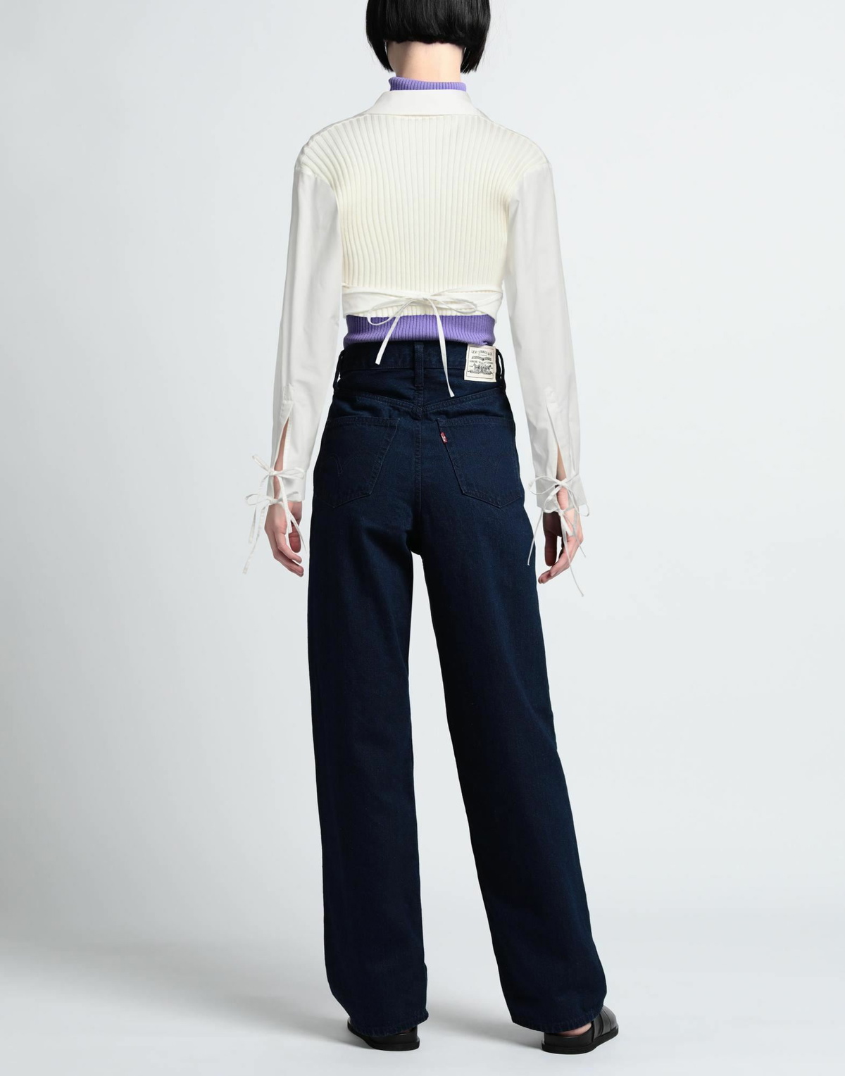 Andreādamo Womens Wrap cardigans in Off white