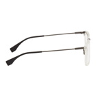 Fendi Transparent Rectangular Glasses