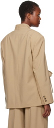 Kenzo Beige Kimono Blazer